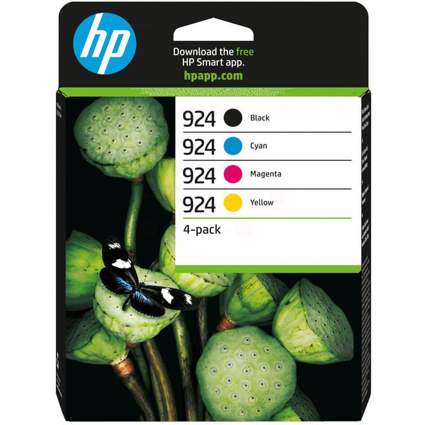 Original HP 6C3Z1NE / 924 Tintenpatrone MultiPack Bk,C,M,Y, Inhalt 500pg + 3x400pg