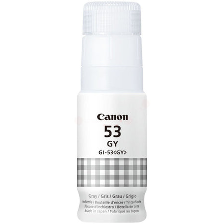 Original Canon 4708C001 / GI-53 GY Tintenflasche grau, 3.000 Seiten, Inhalt 60 ml