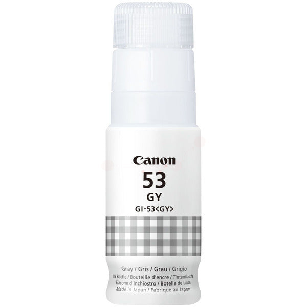 Original Canon 4708C001 / GI-53 GY Tintenflasche grau, 3.000 Seiten, Inhalt 60 ml
