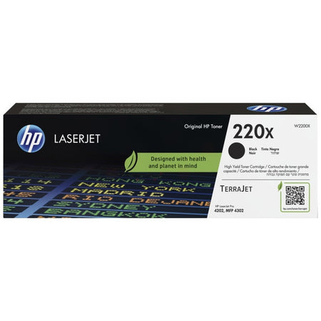 Original HP W2200X / 220X Tonerkartusche schwarz High-Capacity, 7.500 Seiten