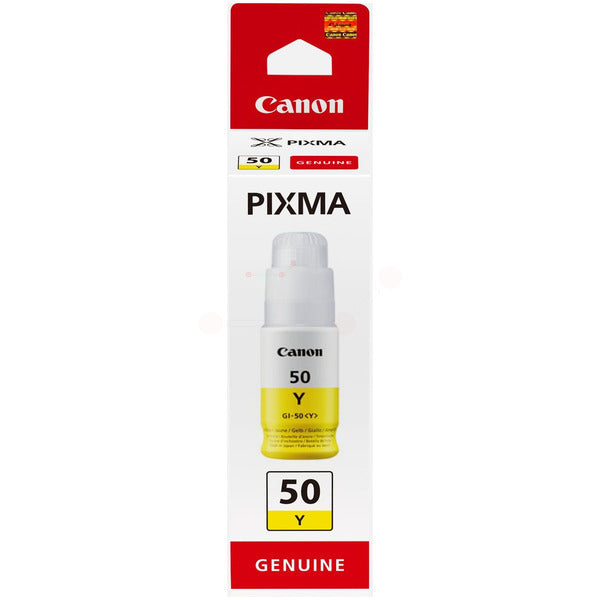 Original Canon 3405C001 / GI-50 Y Tintenflasche gelb, 7.700 Seiten, Inhalt 70 ml