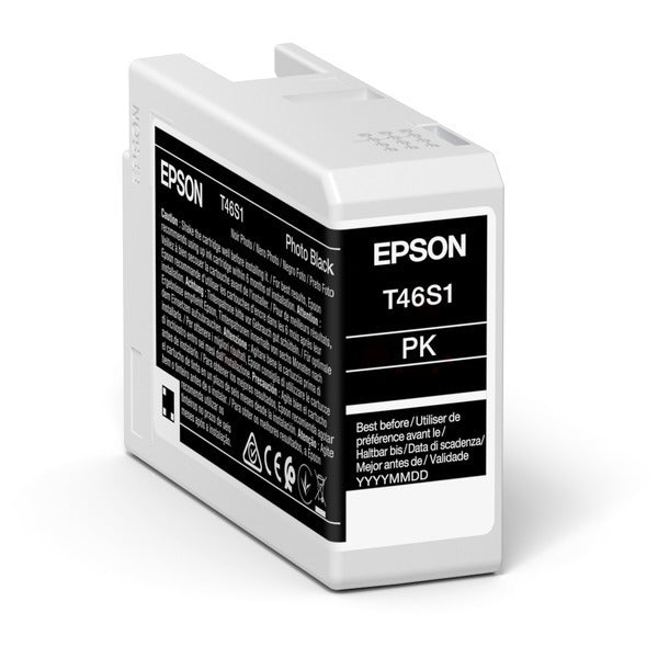 Original Epson C13T46S100 / T46S1 Tintenpatrone schwarz, Inhalt 25 ml