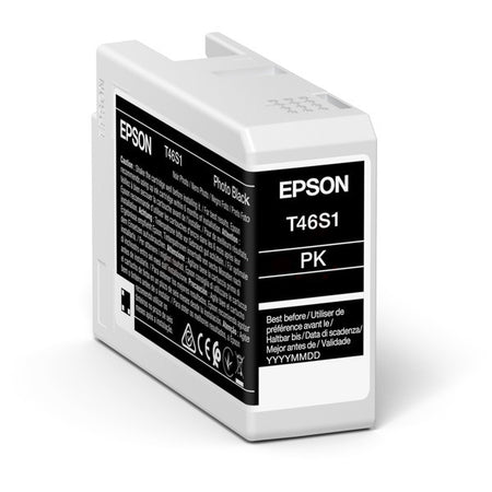 Original Epson C13T46S100 / T46S1 Tintenpatrone schwarz, Inhalt 25 ml