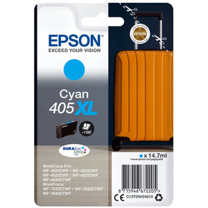 Original Epson 405XL Tintenpatrone cyan (Koffer)