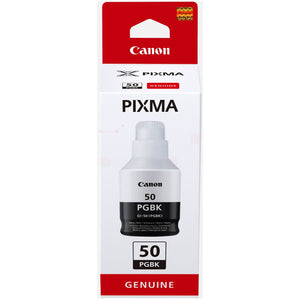 Original Canon GI-50 PGBK / 3386C001 Tintenflasche schwarz · 6.000 Seiten · Inhalt 170 ml