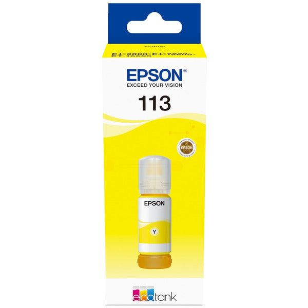 Original Epson C13T06B440 / 113 Tintenflasche gelb, 6.000 Seiten, Inhalt 70 ml