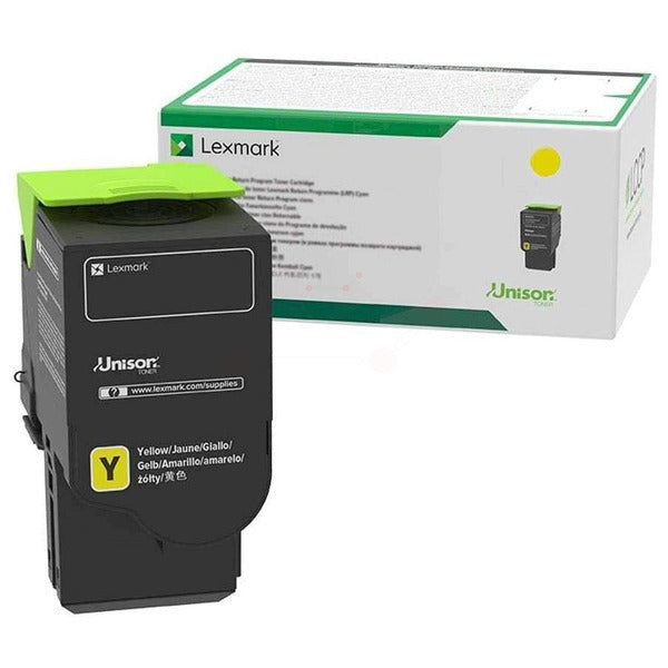 Original Lexmark 78C20Y0 Toner-Kit gelb return program, 1.400 Seiten