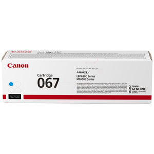 Original Canon 067 Toner cyan · 1.250 Seiten