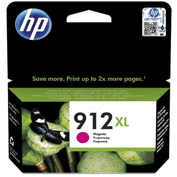 Original HP 3YL82AE / 912XL Tintenpatrone magenta High-Capacity, 825 Seiten, Inhalt 10,4 ml