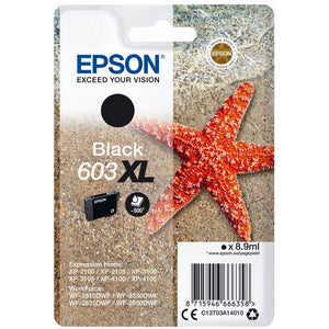 Original Epson 603XL Tintenpatrone schwarz (Seestern)