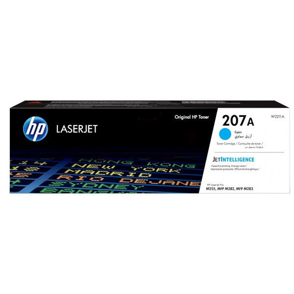 Original HP W2211A / 207A Tonerkartusche cyan, 1.250 Seiten