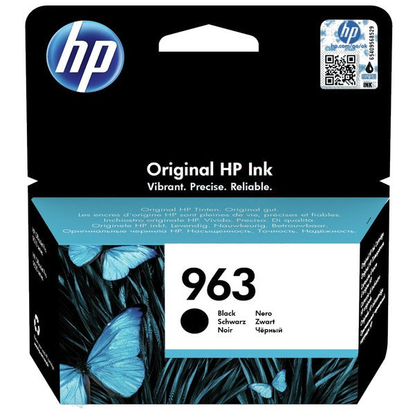 Original HP 3JA26AE / 963 Tintenpatrone schwarz, 1.000 Seiten, Inhalt 24,09 ml