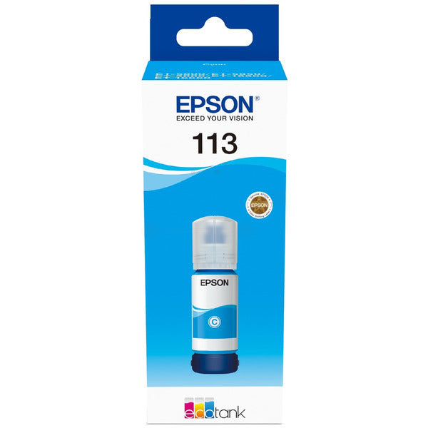 Original Epson C13T06B240 / 113 Tintenflasche cyan, 6.000 Seiten, Inhalt 70 ml