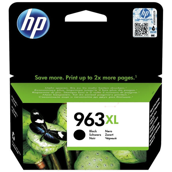 Original HP 3JA30AE / 963XL Tintenpatrone schwarz High-Capacity, 2.000 Seiten, Inhalt 47,86 ml