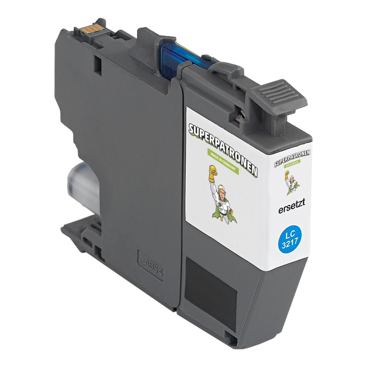 Kompatibel für Brother LC-3217C Tintenpatrone cyan, 550 Seiten, Inhalt 9 ml