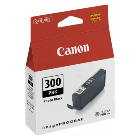 Original Canon 4193C001 / PFI-300 PBK Tintenpatrone schwarz foto, Inhalt 14,4 ml