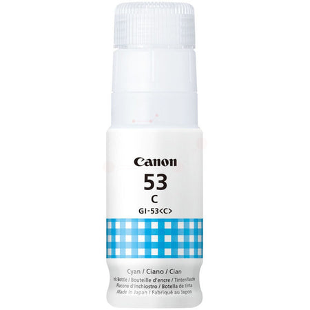 Original Canon 4673C001 / GI-53 C Tintenflasche cyan, 3.000 Seiten, Inhalt 60 ml