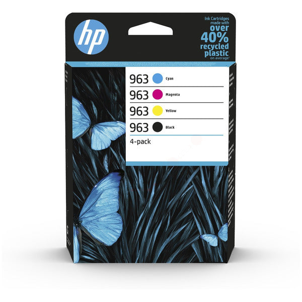 Original HP 6ZC70AE / 963 Tintenpatrone MultiPack Bk,C,M,Y, Inhalt 24,09ml + 3x10,7ml