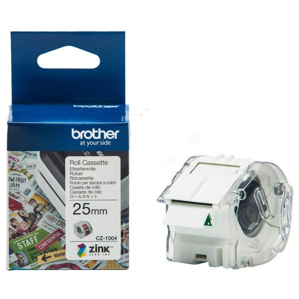 Original Brother CZ-1004 DirectLabel-Etiketten 25mm x 5m