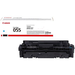 Original Canon 055 Toner cyan · 2.100 Seiten