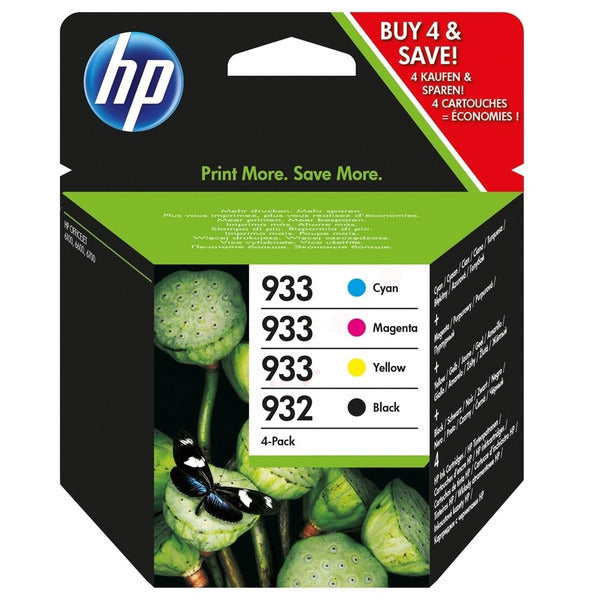 Original HP 6ZC71AE / 932/933 Tintenpatrone MultiPack Bk,C,M,Y, Inhalt 8,5ml + 3x4ml