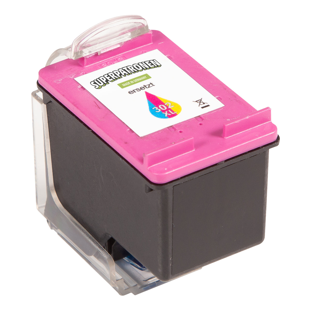Kompatibel für HP F6U67AE / 302XL Druckkopfpatrone color High-Capacity, 330 Seiten, Inhalt 21 ml