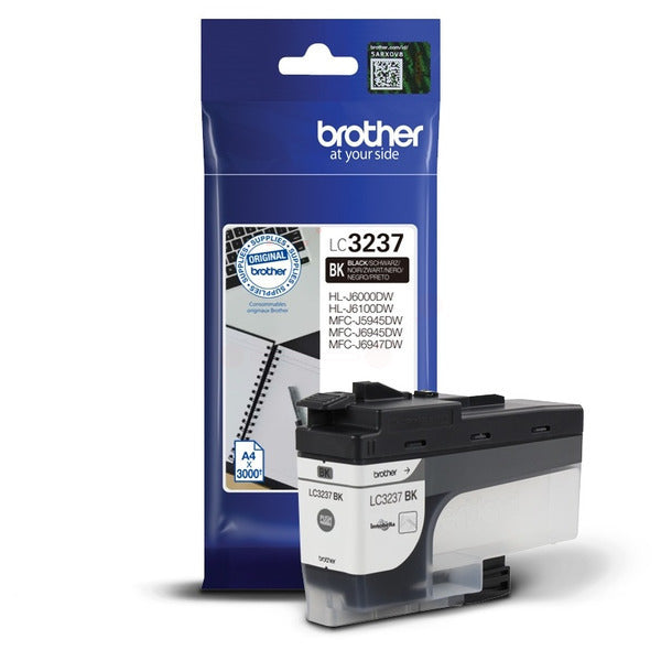 Original Brother LC-3237BK Tintenpatrone schwarz, 3.000 Seiten