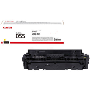 Original Canon 055 Toner gelb · 2.100 Seiten