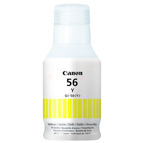 Original Canon 4432C001 / GI-56 Y Tintenflasche gelb, 14.000 Seiten, Inhalt 135 ml