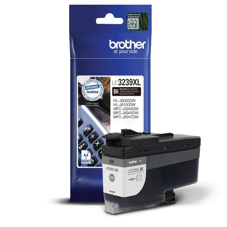 Original Brother LC-3239XLBK Tintenpatrone schwarz, 6.000 Seiten