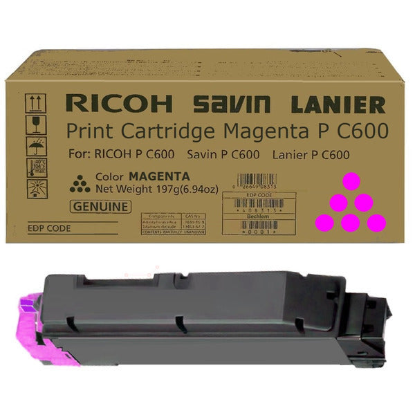 Original Ricoh 408316 / P C600 Toner-Kit magenta, 12.000 Seiten