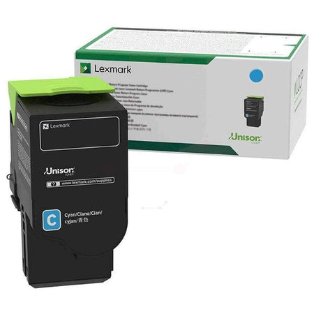 Original Lexmark 78C20C0 Toner-Kit cyan return program, 1.400 Seiten