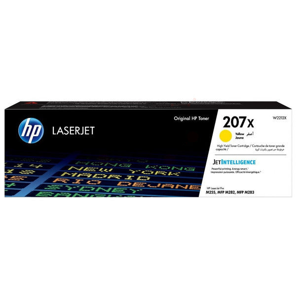 Original HP W2212X / 207X Tonerkartusche gelb High-Capacity, 2.450 Seiten