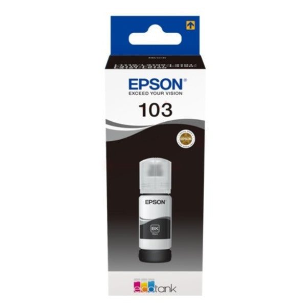 Original Epson C13T00S14A / 103 Tintenflasche schwarz, 4.500 Seiten, Inhalt 70 ml