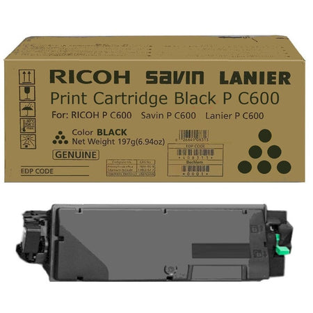 Original Ricoh 408314 / P C600 Toner-Kit schwarz, 17.000 Seiten