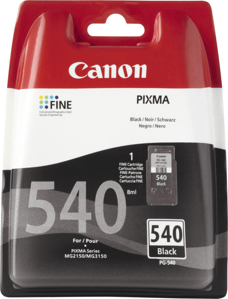 Original Canon 5225B001 / PG-540 Druckkopfpatrone schwarz pigmentiert, 180 Seiten, Inhalt 8 ml