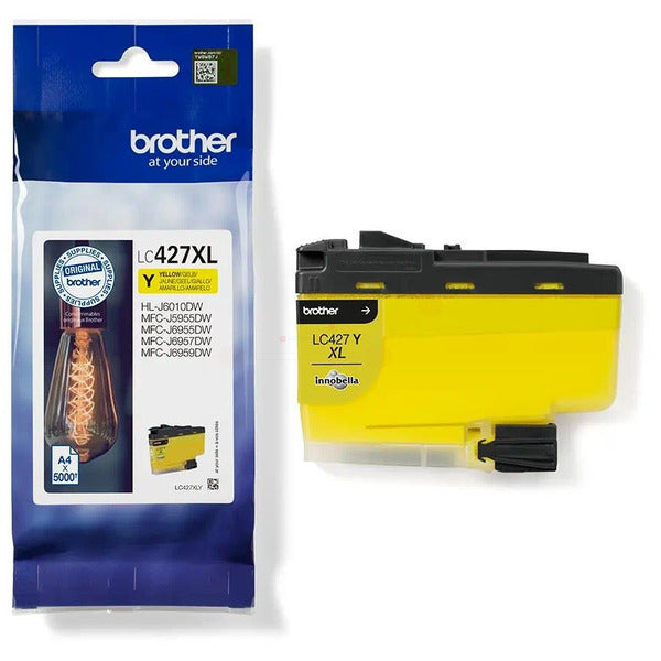 Original Brother LC-427XLY Tintenpatrone gelb High-Capacity, 5.000 Seiten