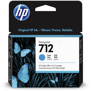 Original HP 712 / 3ED67A Tintenpatrone cyan