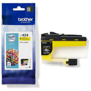 Original Brother LC-424 Tintenpatrone gelb