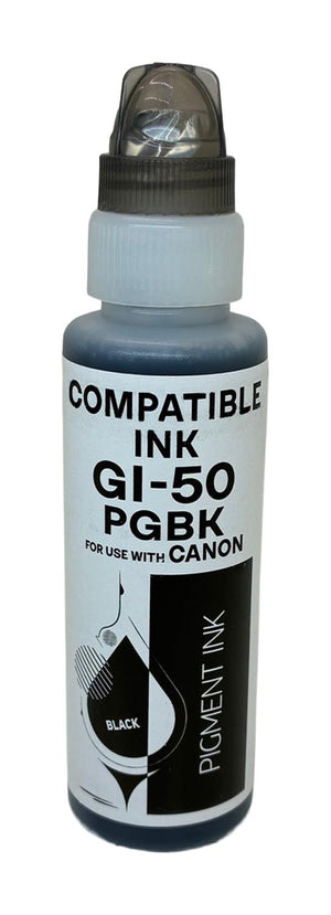 Refill Canon GI-50 PGBK 3386C001 Tintenflasche schwarz · Inhalt 100 ml