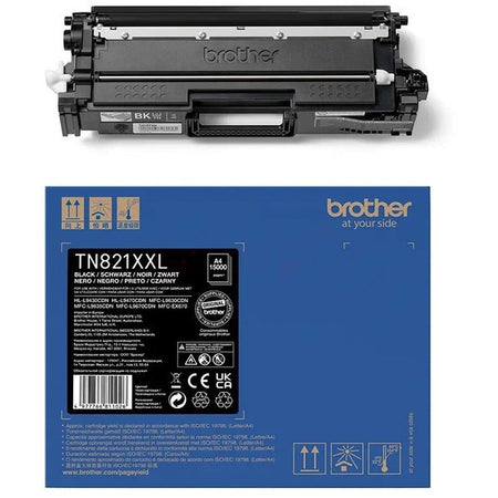 Original Brother TN-821XXLBK Toner-Kit schwarz High-Capacity, 15.000 Seiten