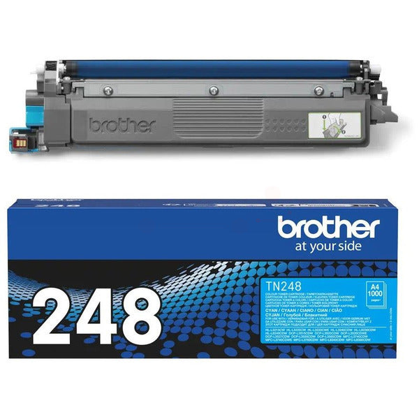 Original Brother TN-248C Toner-Kit cyan, 1.000 Seiten