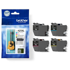 Original Brother LC-421XL Tintenpatrone 4er-Set Bk,C,M,Y