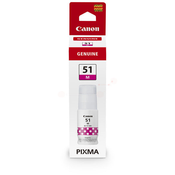 Original Canon 4547C001 / GI-51 M Tintenflasche magenta, 7.700 Seiten, Inhalt 70 ml