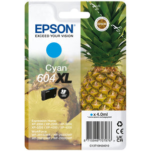 Original Epson 604XL Tintenpatrone cyan (Ananas)