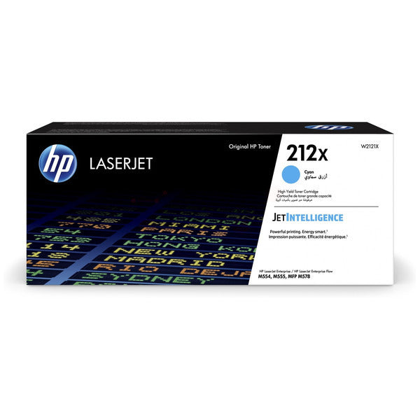 Original HP W2121X / 212X Tonerkartusche cyan, 10.000 Seiten