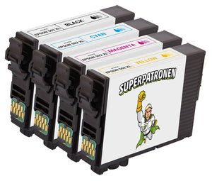 Refill Epson 502XL Tintenpatrone 4er-Set Bk,C,M,Y