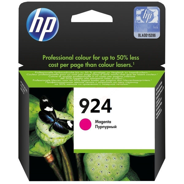 Original HP 4K0U4NE / 924 Tintenpatrone magenta, 400 Seiten
