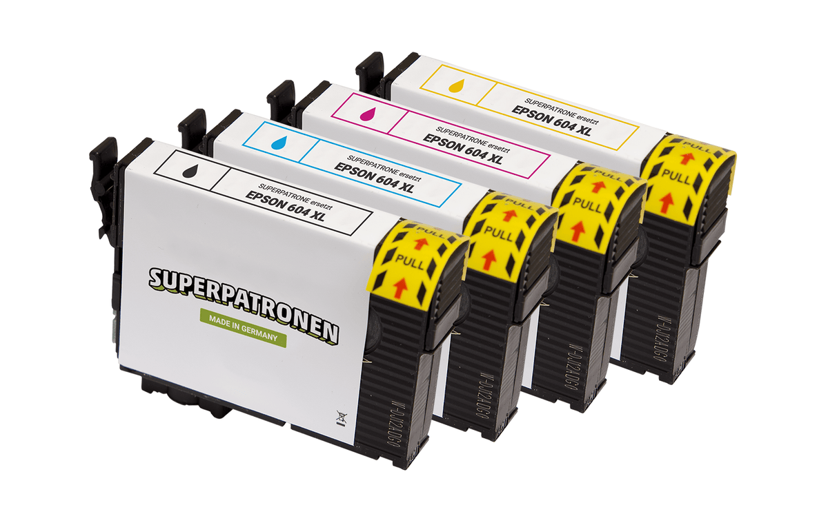 Kompatibel für Epson C13T10H64010 / 604XL Tintenpatrone MultiPack Bk,C,M,Y, Inhalt 500pg + 3x350pg