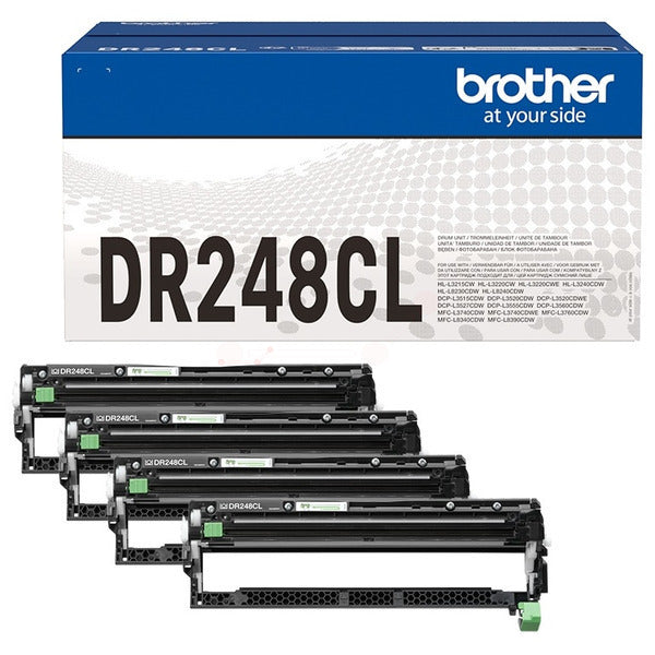 Original Brother DR-248CL Drum Kit Bk,C,M,Y, 30.000 Seiten, Inhalt VE=4